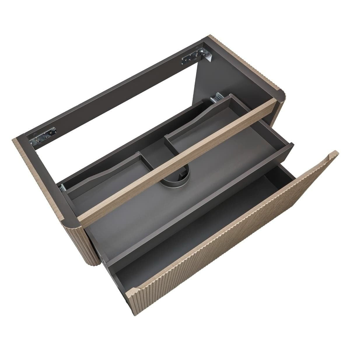 AUSTEN80LP Naturel Austen 79 x 47 cm umivalnik z omarico