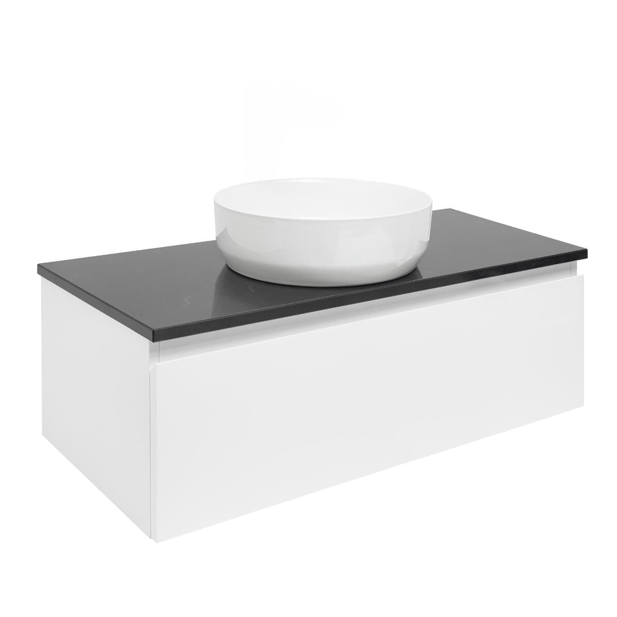 BWAY100WTK SAT B-Way 100x46 cm omarica za umivalnik s pultom iz umetnega kamna