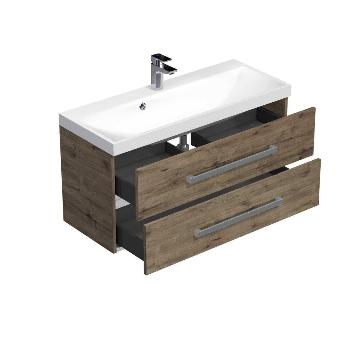 CUBE2100ZDW Naturel Cube Way 100 x 40 cm umivalnik z omarico