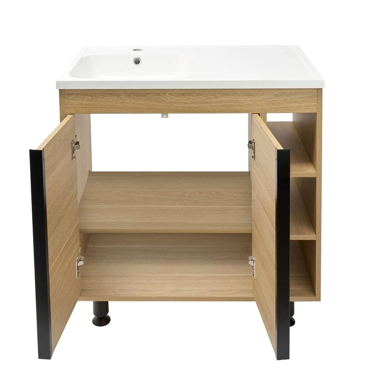 LUCCA80D Naturel Lucca 79 x 45 cm umivalnik z omarico