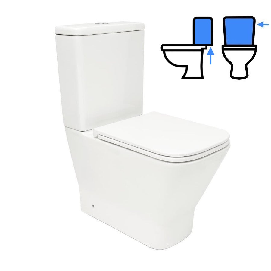 SAT2168STORP SAT B-Way talna brezrobna WC školjka monoblok z WC desko s počasnim zapiranjem