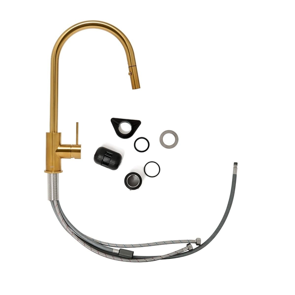 SATBAUR286BG SAT Aurum vrtljiva izvlečna kuhinjska armatura