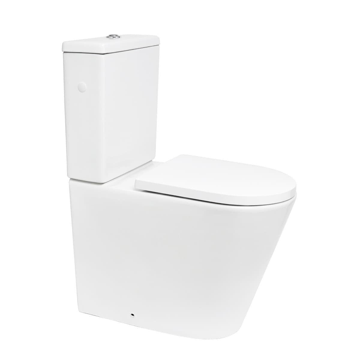 SATBRE32 SAT Brevis talna brezrobna WC školjka monoblok z WC desko s počasnim zapiranjem