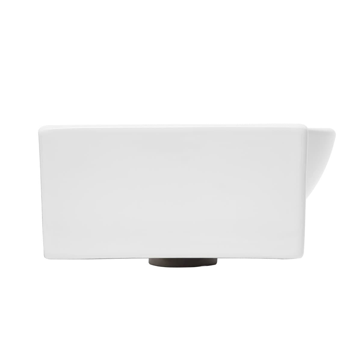 SATBRE4028L SAT Brevis 40,5 x 28 cm leva izvedba stenski keramični umivalnik z odprtino za armaturo