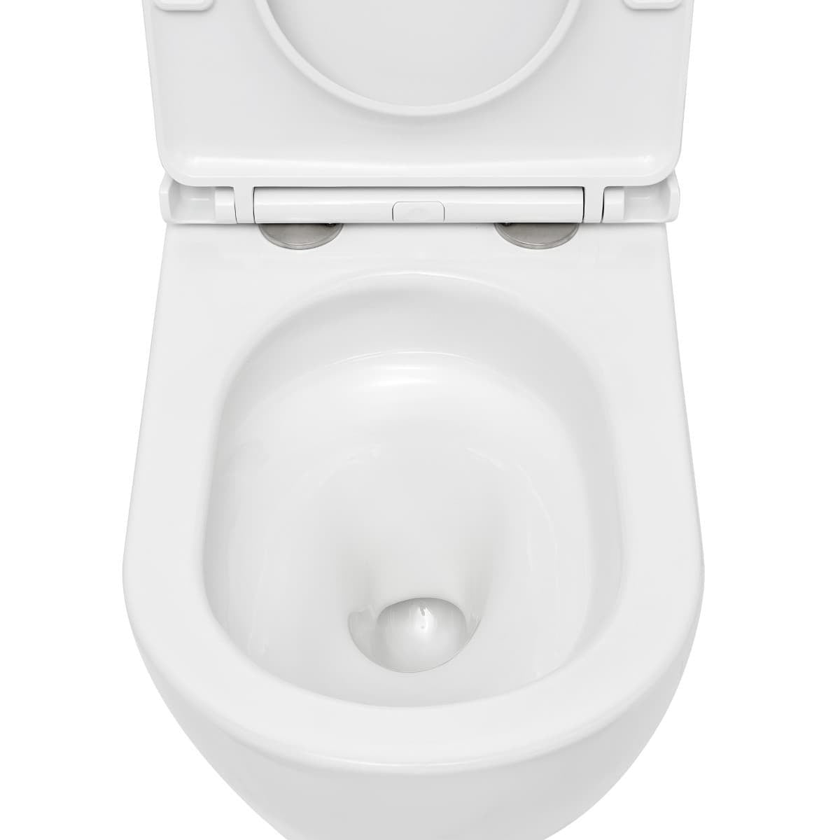 SATERG1 SAT Ergo viseča brezrobna WC školjka z WC desko s počasnim zapiranjem
