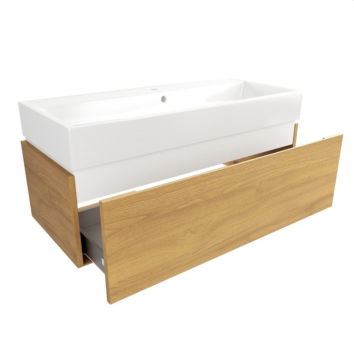 SATFEEL100DMU2 SAT Feel 100 x 46 cm umivalnik z omarico