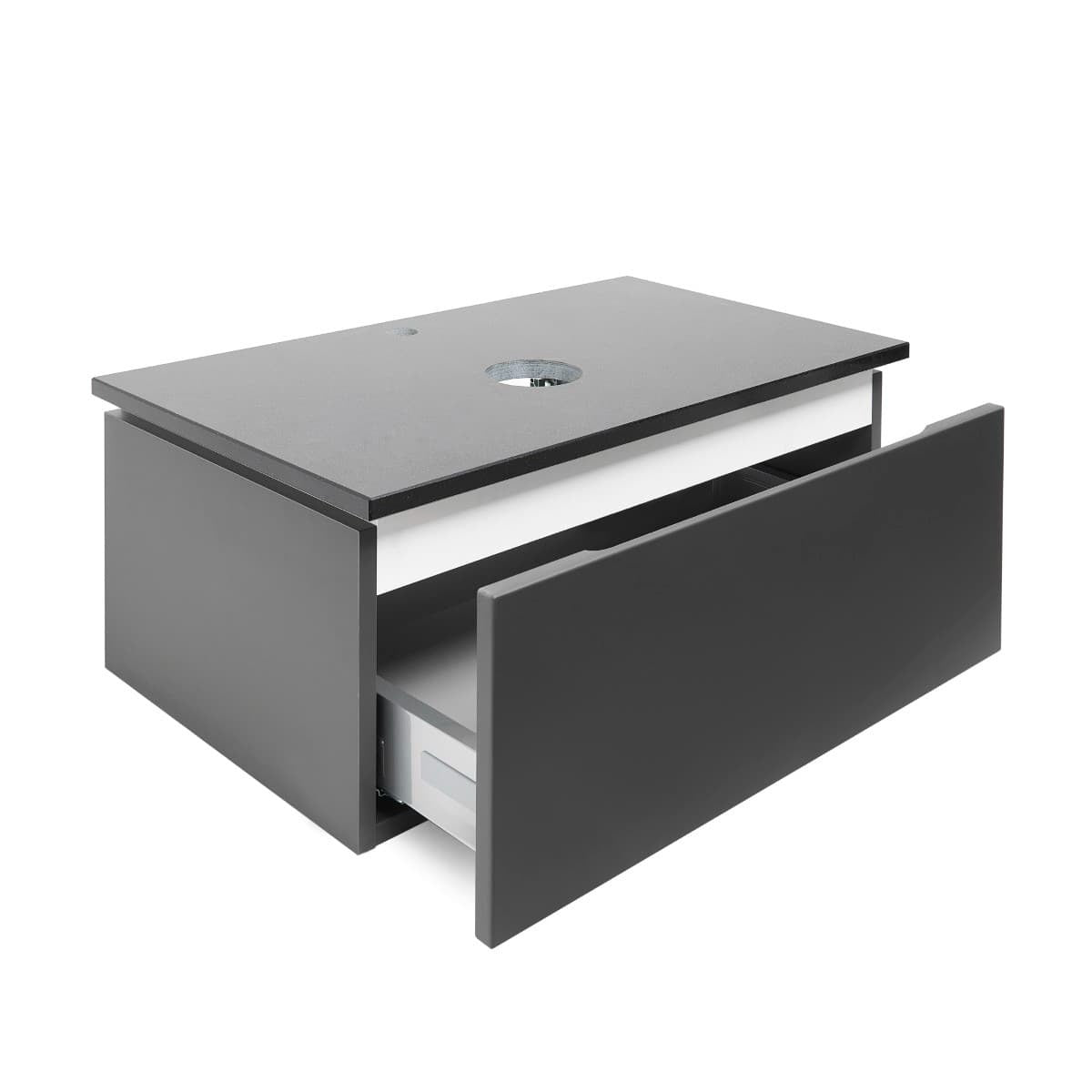 SATFEEL80ANTZ SAT Feel 80x46 cm omarica za umivalnik z granitnim pultom