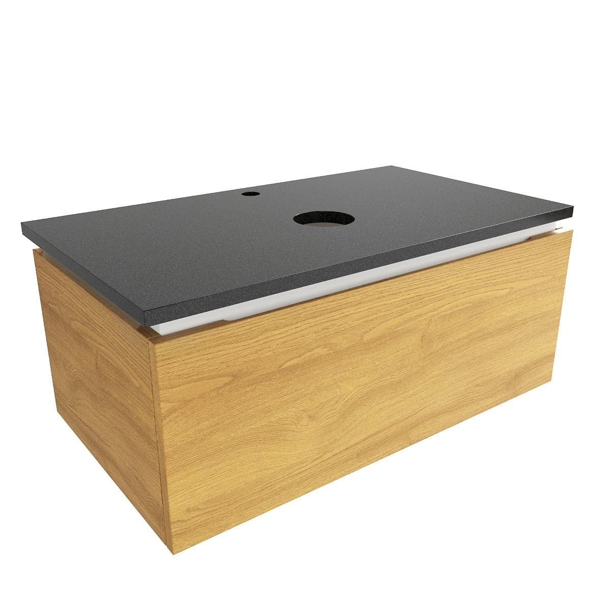 SATFEEL80DMZ SAT Feel 80x46 cm omarica za umivalnik z granitnim pultom