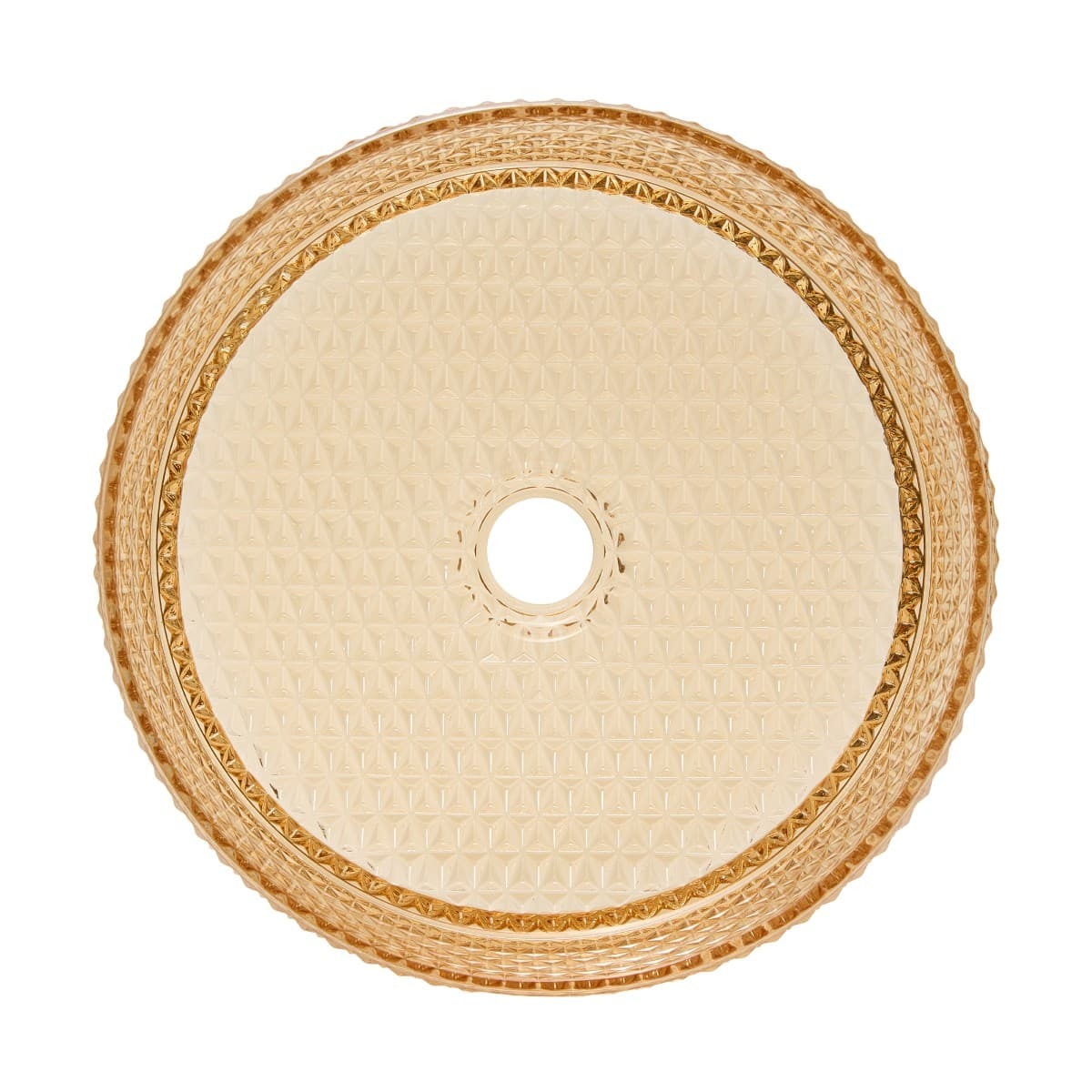 SATGLA3636A SAT Purity 36 x 36 cm okrogli nadpultni stekleni umivalnik