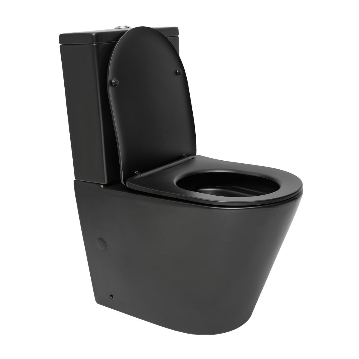 SATINF031VPSNBKM SAT Infinitio talna brezrobna WC školjka monoblok z WC desko s počasnim zapiranjem