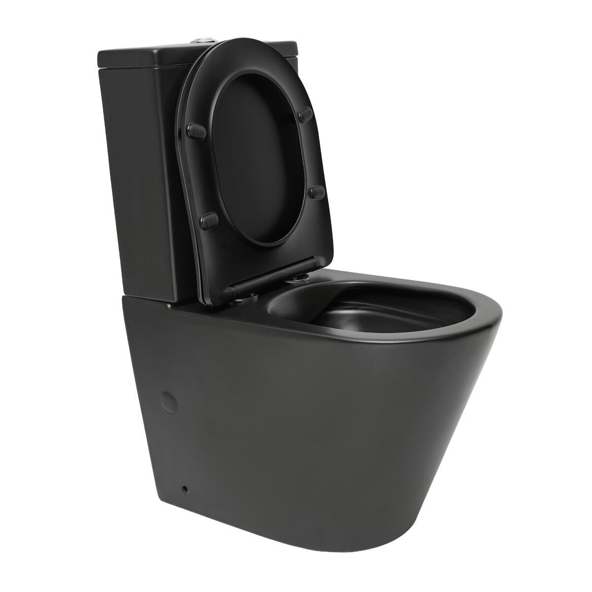 SATINF031VPSNBKM SAT Infinitio talna brezrobna WC školjka monoblok z WC desko s počasnim zapiranjem