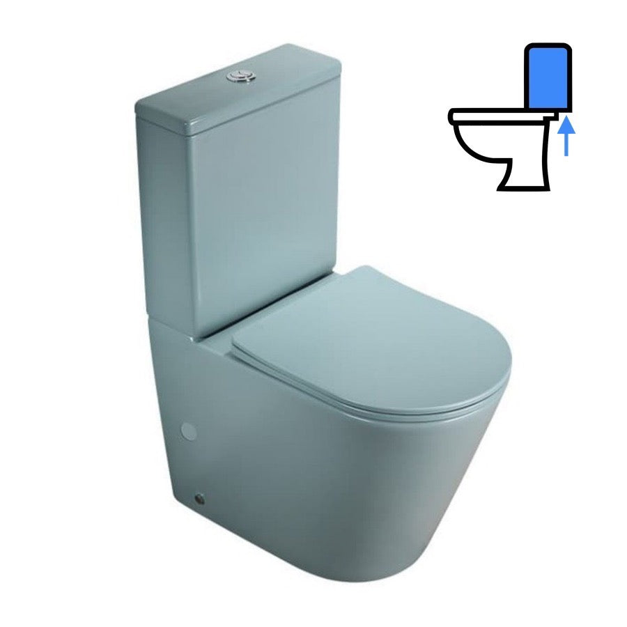 SATINF031VPSNLGEM SAT Infinitio talna brezrobna WC školjka monoblok z WC desko s počasnim zapiranjem