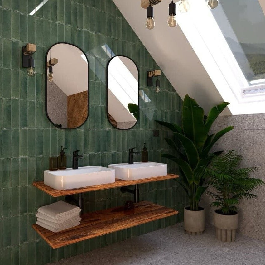 SATINF4050 SAT Infinitio 50 x 40 cm nadpultni keramični umivalnik z odprtino za armaturo