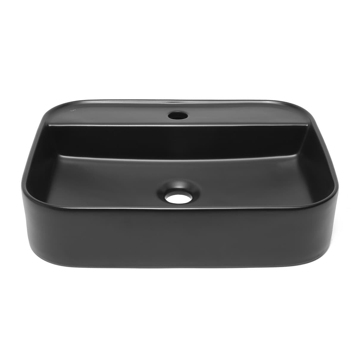 SATINF4050BKM SAT Infinitio 50 x 40 cm nadpultni keramični umivalnik z odprtino za armaturo