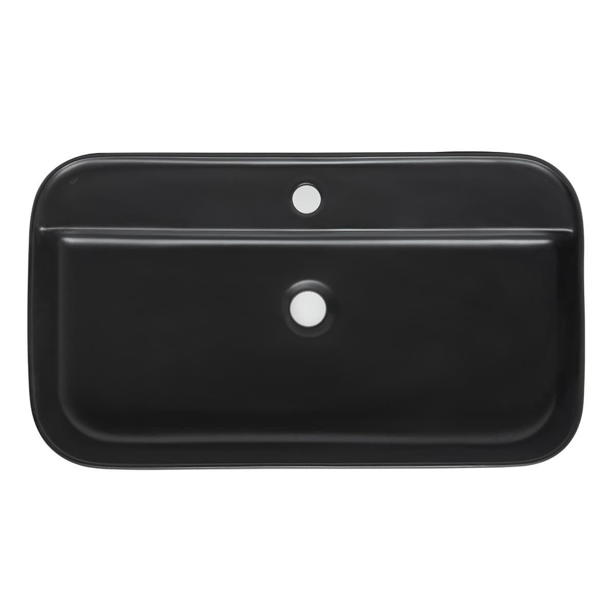 SATINF4070BKM SAT Infinitio 70 x 40 cm nadpultni keramični umivalnik z odprtino za armaturo