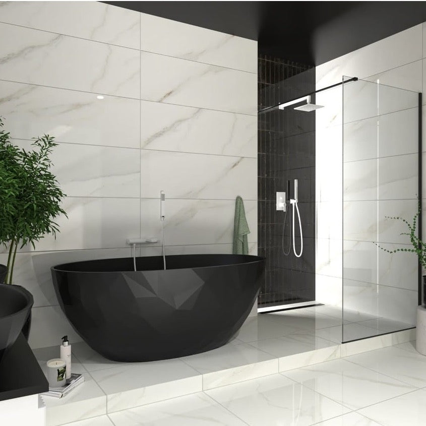 SATME1670C SAT Meda prostostoječa kopalna kad iz litega marmorja