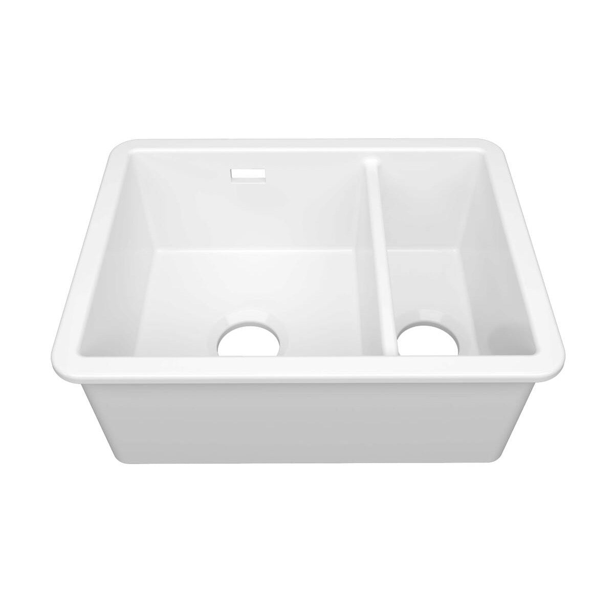 SATSINK5643 SAT Infinitio dvojno keramično pomivalno korito