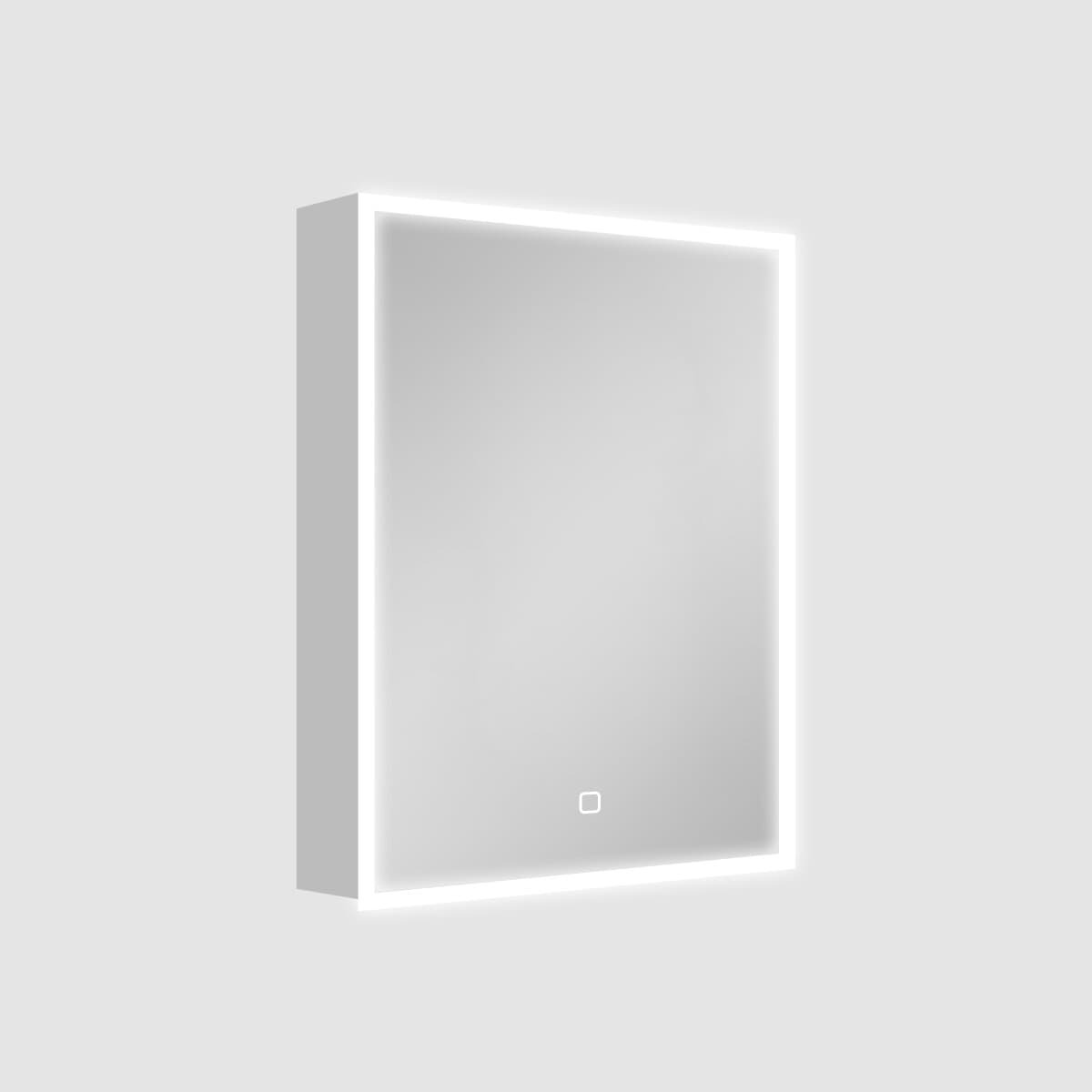 SATZGALED4560AL SAT 45 x 60 cm omarica z ogledalom in LED osvetlitvijo