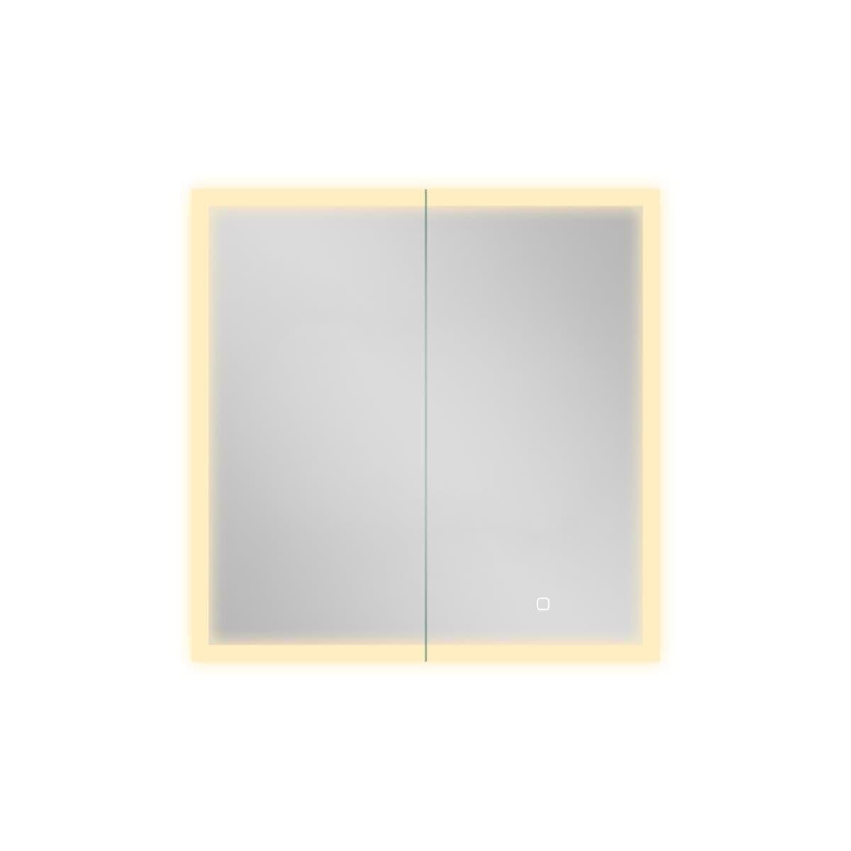 SATZGALED6060AL SAT 60 x 60 cm omarica z ogledalom in LED osvetlitvijo