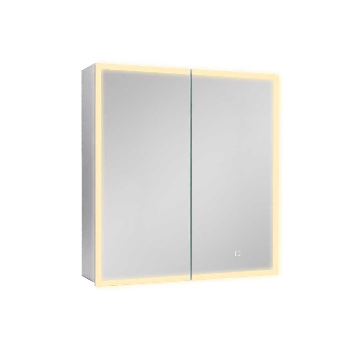 SATZGALED6570AL SAT 65 x 70 cm omarica z ogledalom in LED osvetlitvijo