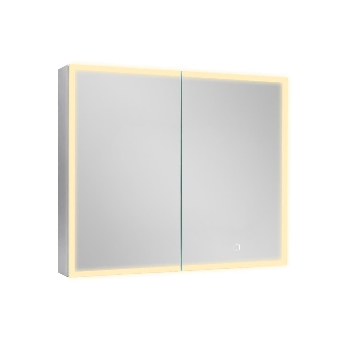 SATZGALED8060AL SAT 80 x 60 cm omarica z ogledalom in LED osvetlitvijo