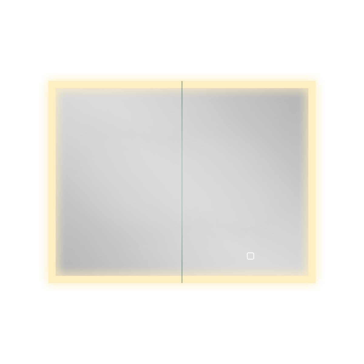 SATZGALED8060AL SAT 80 x 60 cm omarica z ogledalom in LED osvetlitvijo