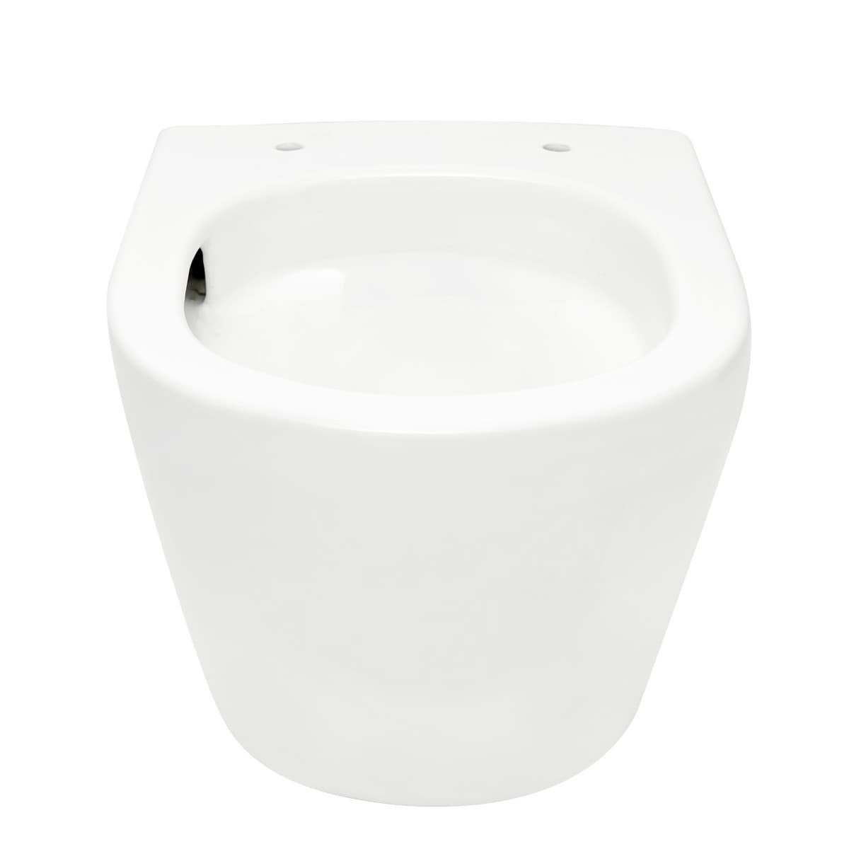 WC01T S-Line viseča brezrobna WC školjka z WC desko s počasnim zapiranjem