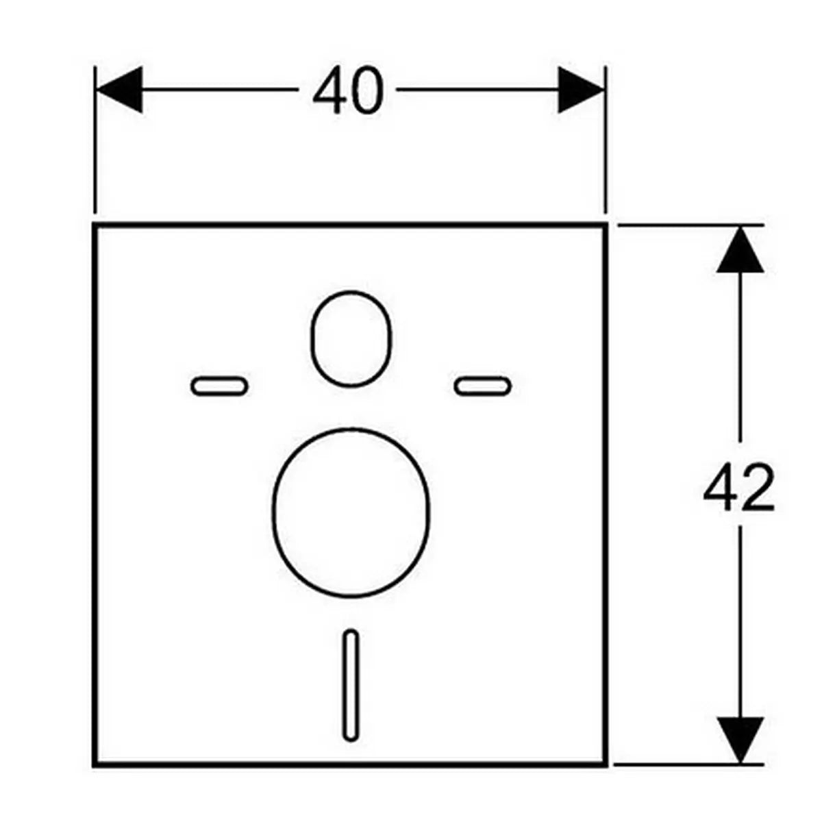 156SET Multi zvočno izolacijski set za stensko WC školjko