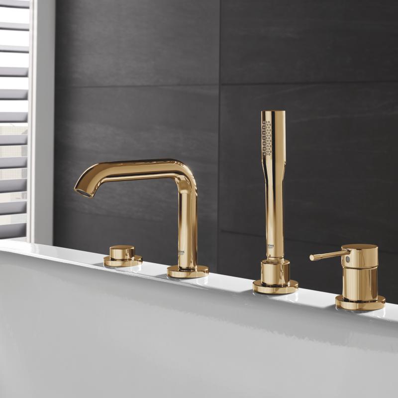 Armature 19578AL1 Grohe Essence New armatura za kad s tuš ročko za namestitev na rob kadi | KOPALNICA-ONLINE.SI