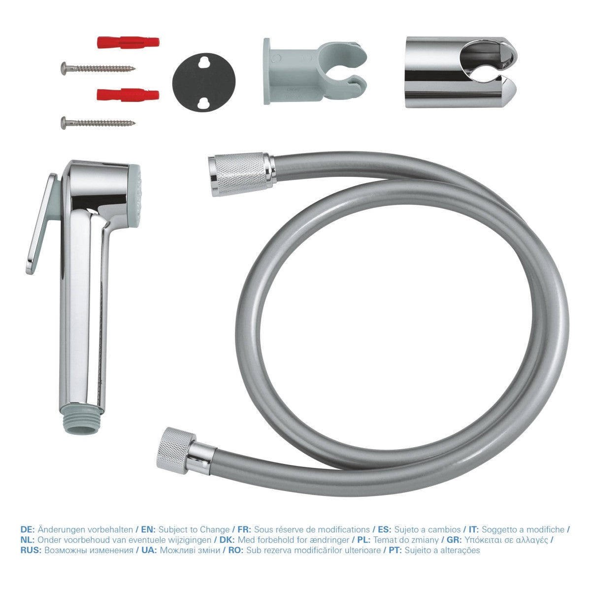 Grohe 26352000 TEMPESTA-F idroscopino 30 con supporto manopola a parete Grohe 26352000 TEMPESTA-F idroscopino 30 con supporto manopola a parete