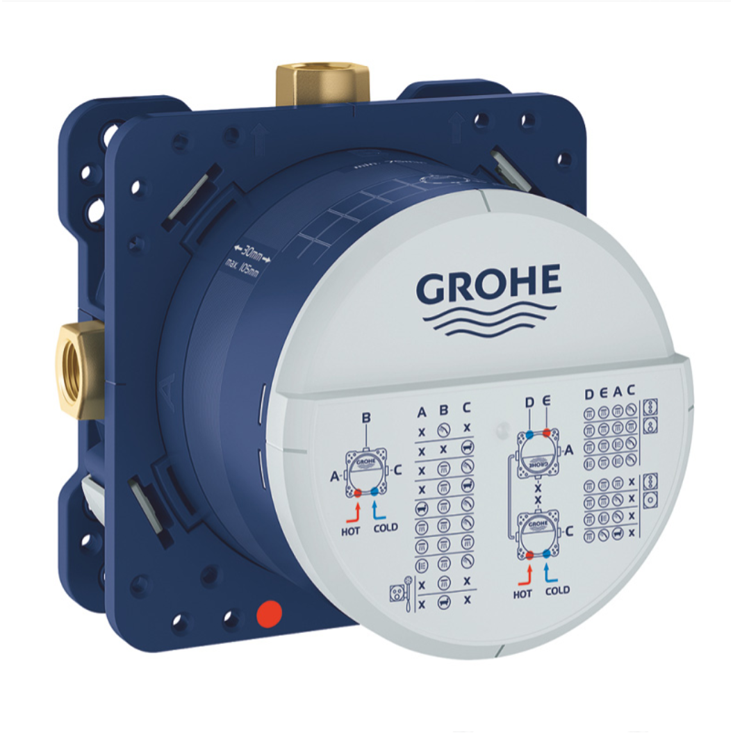 Armature 34735000 Grohe Grohtherm termostatski podometni komplet za tuš | KOPALNICA-ONLINE.SI