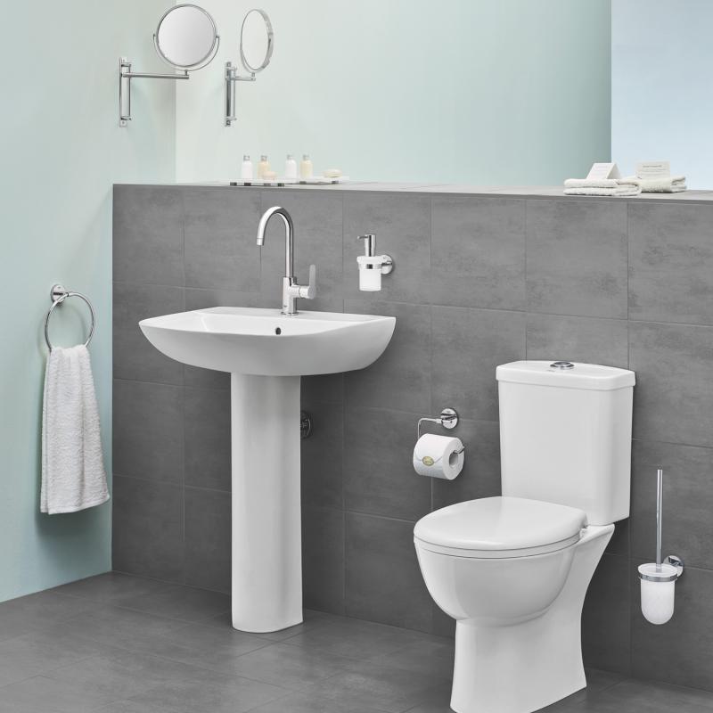 Umivalniki 39420000 Grohe Bau Ceramic 64,6 x 46,8 cm stenski keramični umivalnik z odprtino za armaturo | KOPALNICA-ONLINE.SI