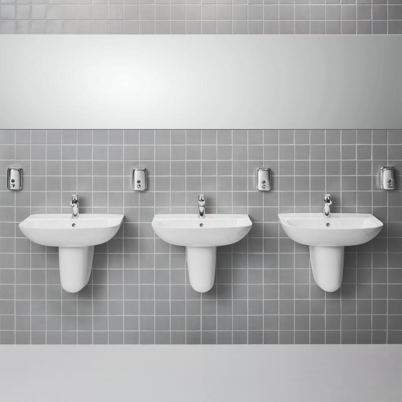 Umivalniki 39421000 Grohe Bau Ceramic 60,9 x 44,2 cm stenski keramični umivalnik z odprtino za armaturo | KOPALNICA-ONLINE.SI