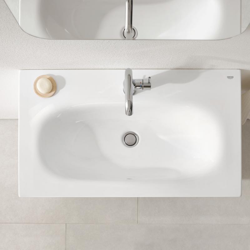 Umivalniki 3956700H Grohe Essence 80 x 46 cm pravokotni stenski keramični umivalnik z odprtino za armaturo | KOPALNICA-ONLINE.SI