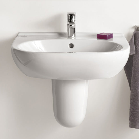 Umivalniki 51605501 Villeroy & Boch O.Novo 55 x 45 cm keramični umivalnik z odprtino za armaturo | KOPALNICA-ONLINE.SI