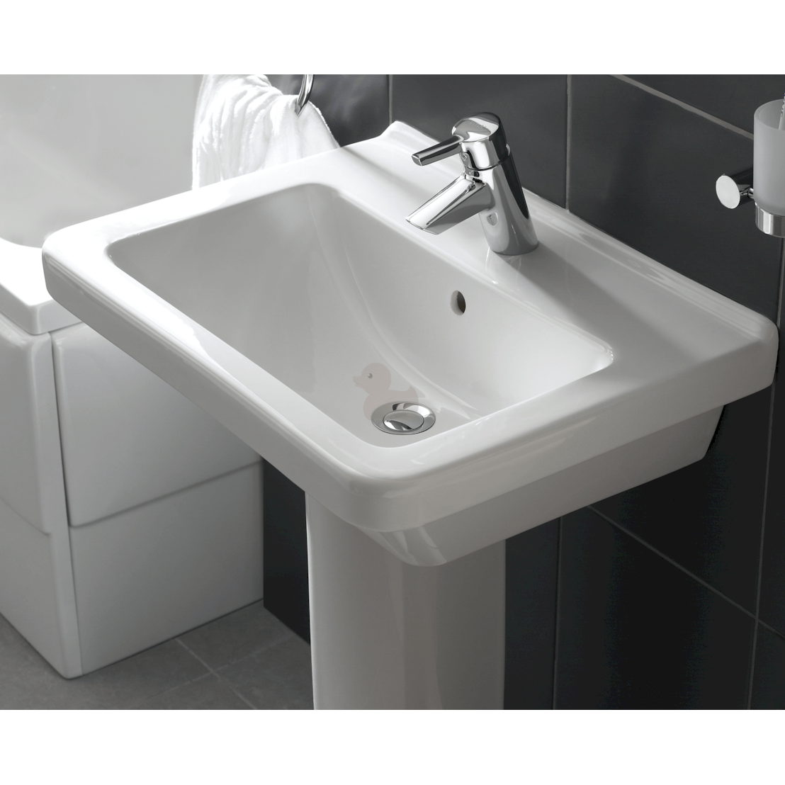 Umivalniki 5311-003-0001 Vitra S50 65 x 48,5 cm keramični umivalnik z odprtino za armaturo | KOPALNICA-ONLINE.SI