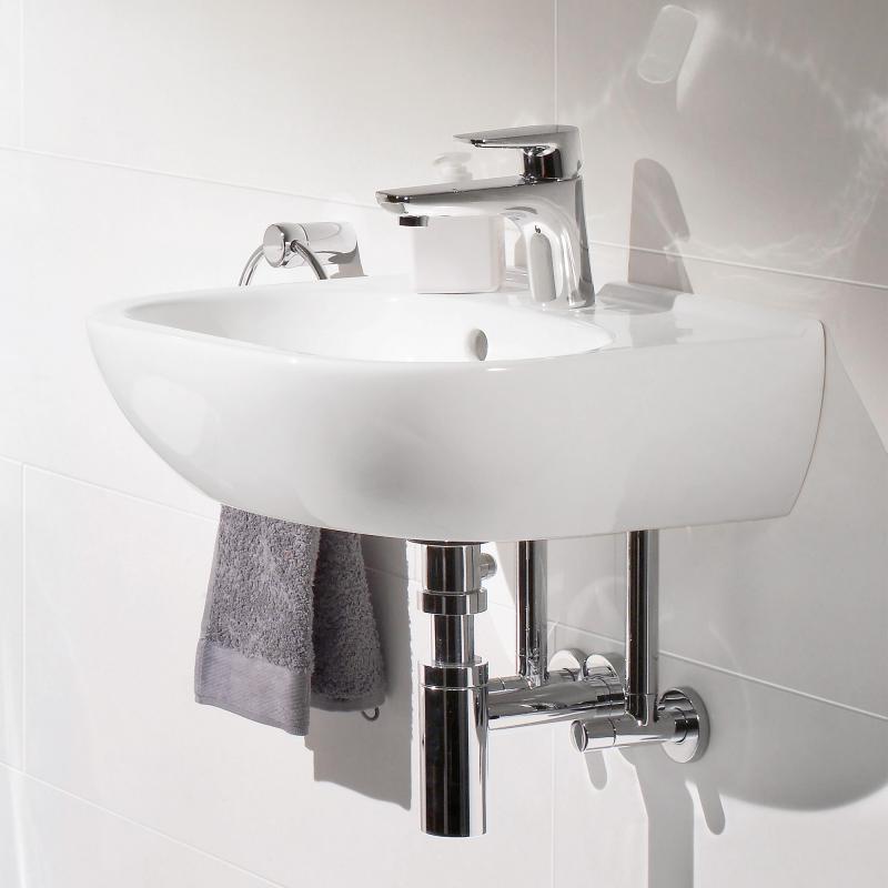 Umivalniki 53604501 Villeroy & Boch O.Novo 45 x 35 cm keramični umivalnik z odprtino za armaturo | KOPALNICA-ONLINE.SI