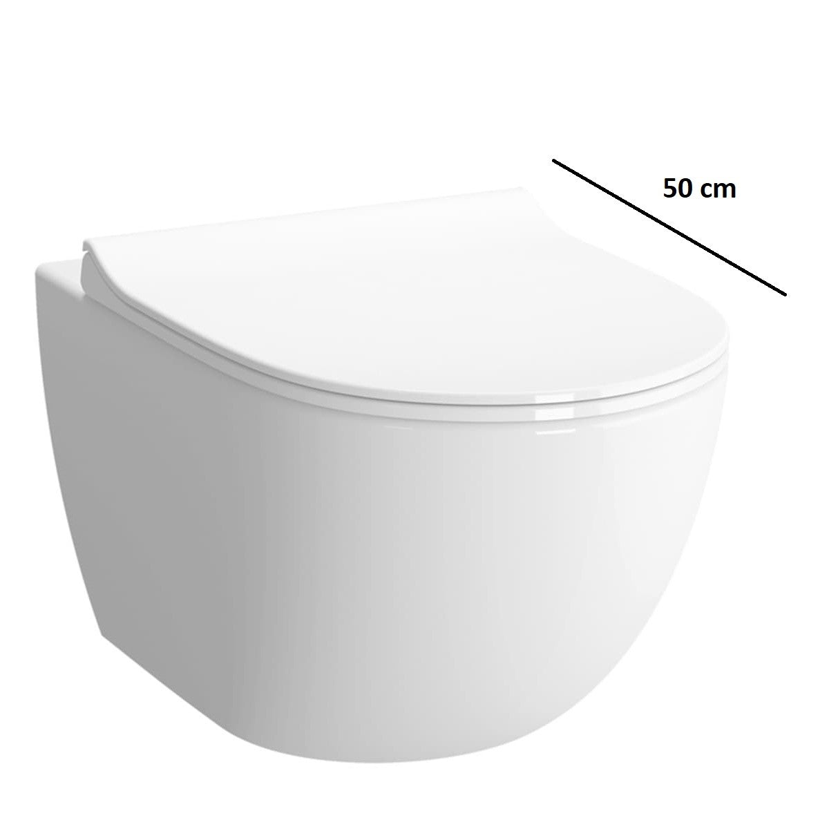 WC školjke 7747-003-0075 Vitra Shift viseča brezrona WC školjka | KOPALNICA-ONLINE.SI