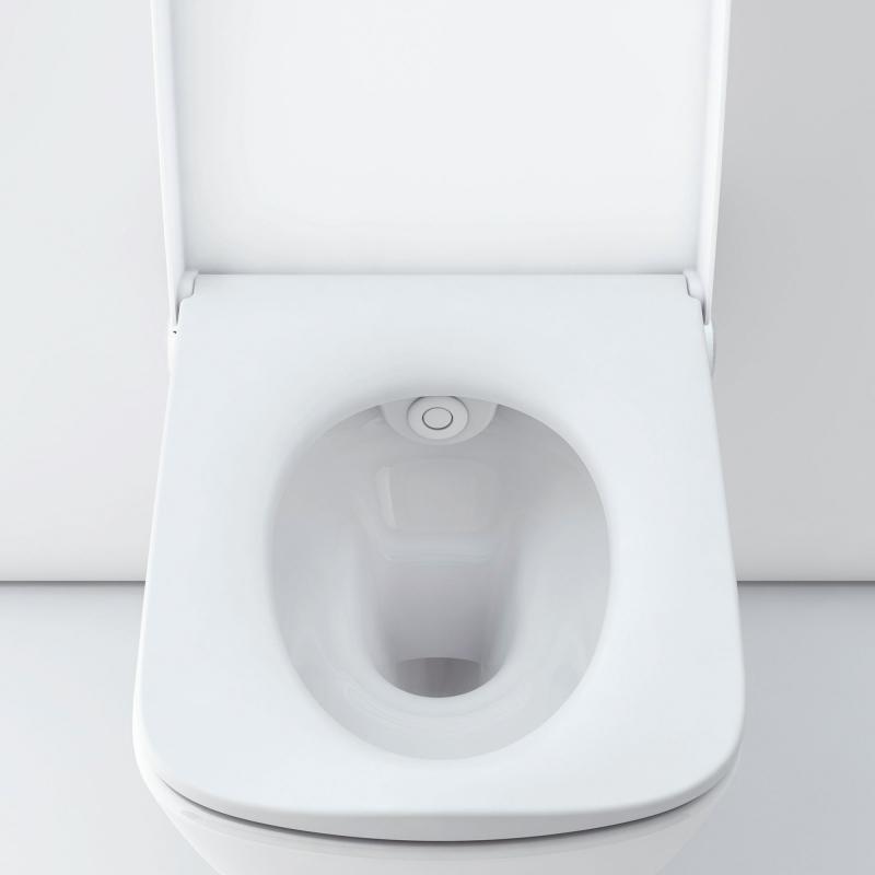 WC školjke 9700200 in 9700600 TECE One higijenska brezrobna WC školjka z WC desko s počasnim zapiranjem | KOPALNICA-ONLINE.SI