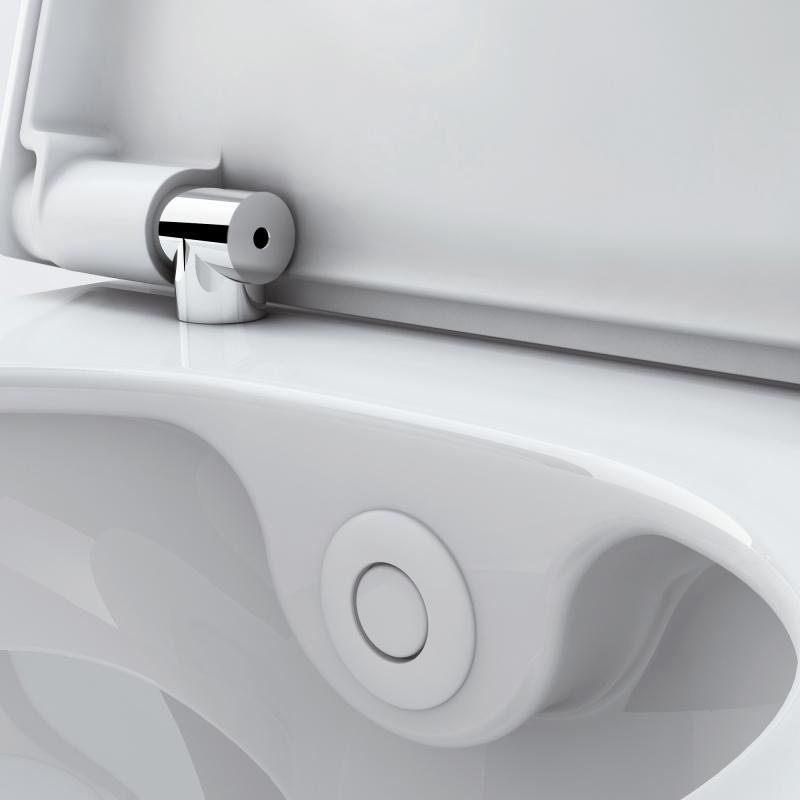 WC školjke 9700200 in 9700600 TECE One higijenska brezrobna WC školjka z WC desko s počasnim zapiranjem | KOPALNICA-ONLINE.SI