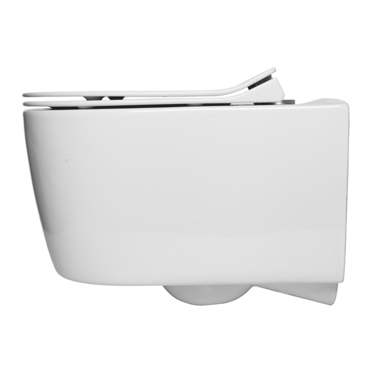 WC školjke AL010MW Glacera Alfa viseča brezrobna WC školjka bela z mat zaključkom | KOPALNICA-ONLINE.SI