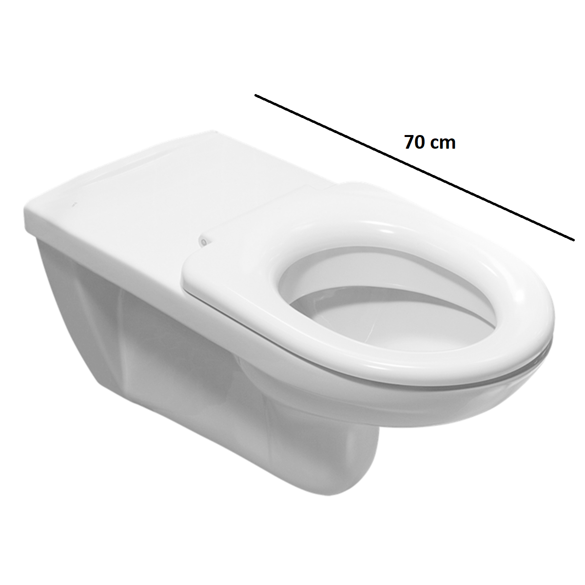 H8206420000001 Jika Deep viseča WC školjka za invalide
