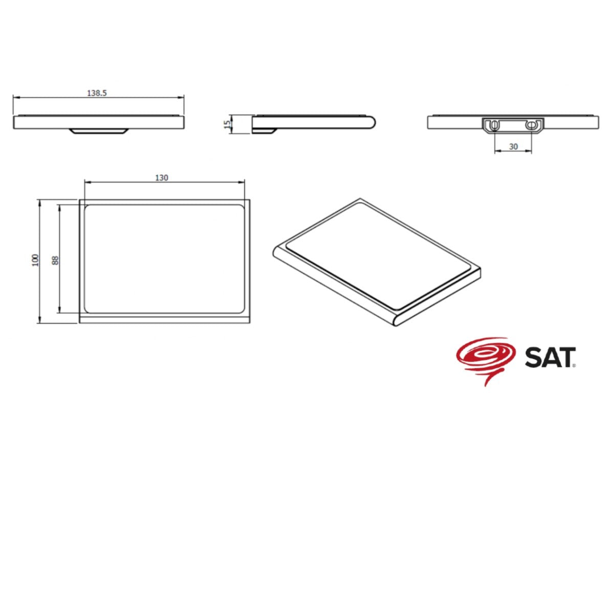 SATDEVOR88 SAT Evolution R manjša polička