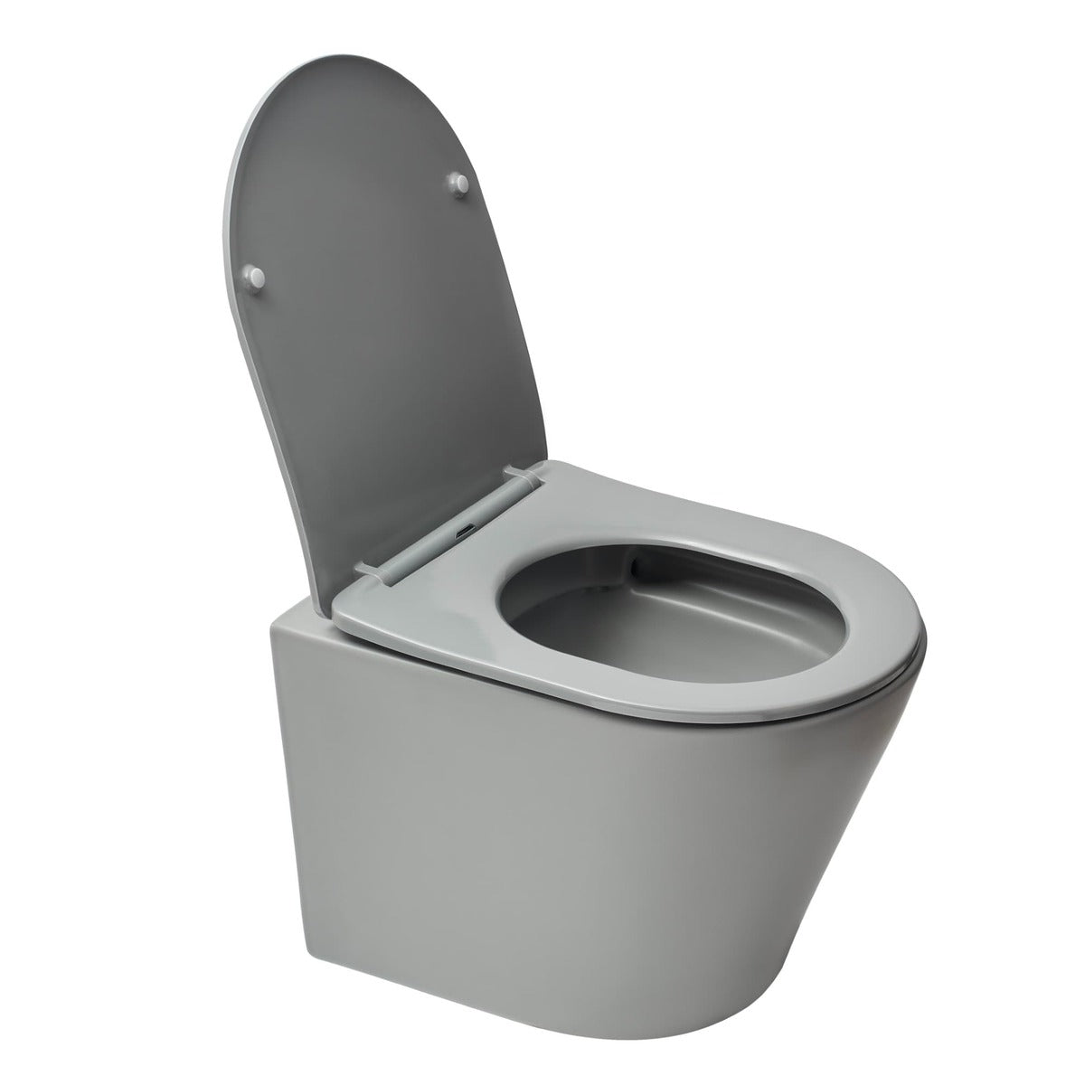 SATINF010RREXPLGRM SAT Infinitio viseča brezrobna WC školjka siva z mat zaključkom
