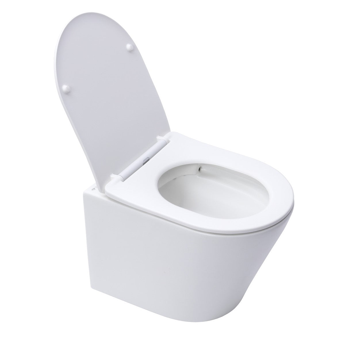 SATINF010RREXPWM SAT Infinitio viseča brezrobna WC školjka bela z mat zaključkom