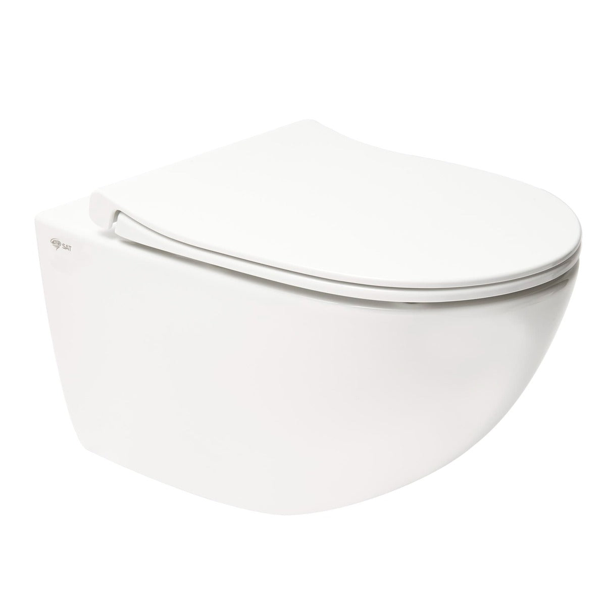 SATINF011RREXP SAT Infinitio viseča brezrobna WC školjka z WC desko s počasnim zapiranjem